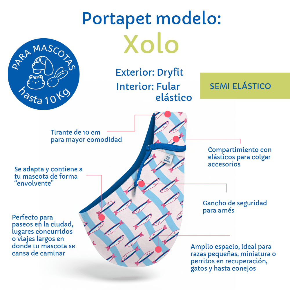 PortaPet Xolo "Sardinas"